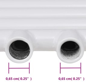 Aquecedor toalhas casa de banho liso 500 x 764 mm