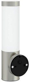 Luzes de Parede Externas vidaXL com Sensor 2 pcs Aço Inoxidável Pratea