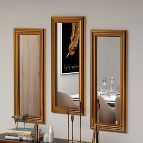 Conjunto de Espelhos Lavia – Bronze – 30x70x3 cm