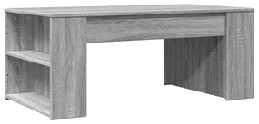 Mesa de centro 102x55x42 cm madeira processada sonoma cinzento
