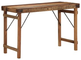 Mesa de Jantar vidaXL 110x55x76 cm Madeira Recuperada