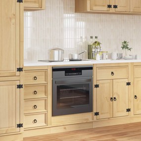 vidaXL Armário Mel 60 x 46 x 81 cm Madeira de Pinheiro Sólida