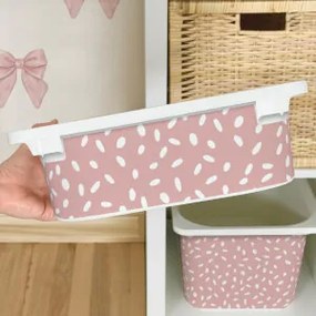 Autocolante para caixa IKEA TROFAST - Padrão BOHO em pó