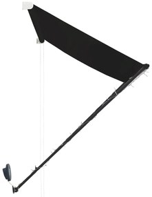 Toldo retrátil com LED 250x150 cm antracite