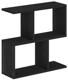 Mesa de Centro Homemania – Madeira Preta – 60x60x20 cm | Tribo Home