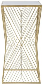 MESA DE APOIO 50X50X100 CM DOURADO