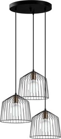 Candeeiro de Teto Cat – Preto Antigo – 50 x 50 x 121 cm