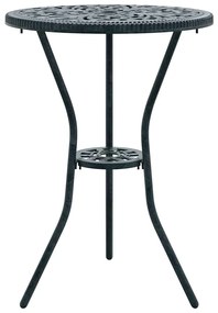 Conjunto de Bistro de Jardim 3 Peças vidaXL Verde em Alumínio Fundido