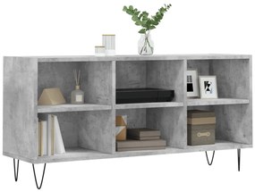 Móvel de TV 103,5x30x50 cm derivados madeira cinzento cimento