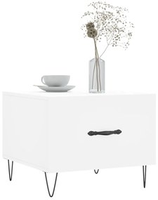 Mesa de centro 50x50x40 cm derivados de madeira branco