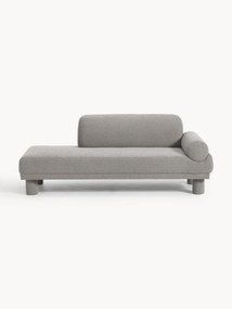 Chaise longue em bouclé Lilo