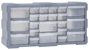 Caixa organizadora com 22 gavetas 49x16x25,5 cm