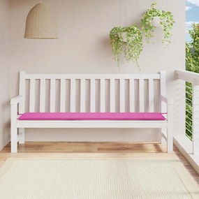 Almofadão p/ banco de jardim 200x50x4 cm tecido rosa