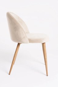 Pack 4 Cadeiras Vint Veludo - Beige