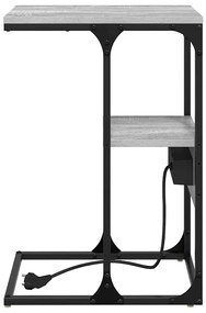 Mesa-de-cabeceira Sonoma cinzento 41.5 x 26 x 60.5 cm