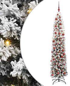 vidaXL Árvore de Natal Artificial Verde 180 cm PVC e Aço e Plástico