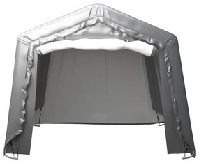 Tenda de armazenamento 300x300 cm aço cinzento