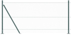 Cerca Hexagonal vidaXL Verde 0,8x50 m Aço
