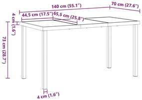 Conjunto de Jantar de Jardim de 5 Peças em Rattan Sintético Cinza