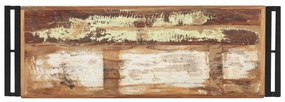 Mesa consola 90x30x75 cm madeira recuperada maciça