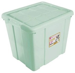 Caixa Arrumos Plástico New Box 35l 42.2X35X35.5cm Verde