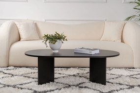 Mesa de Centro "Sable" – Preto , 105x65x40 cm, Design Acolhedor