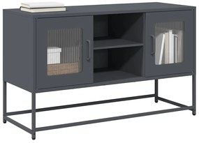 Móvel de TV 100,5x39x60,5 cm aço antracite