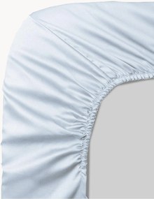 Lençol em cetim de algodão com elástico boxspring Ava