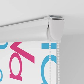 Rolo de Duche Estores cassete 110x240 cm Largura Tecido 106 cm