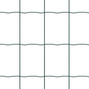 Cerca Euro com 13 Postes de Espeto 0,4x50 m Aço Galvanizado Verde