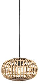 Candeeiro de suspensão oriental bambu 32 cm - Amira Oriental