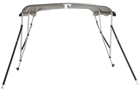Toldo de 3 arcos Bimini c/ paredes laterais 183x(137-152)x137cm