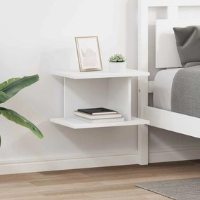 vidaXL Mesa-de-cabeceira 2 pcs Branco 40 x 30 x 25 cm