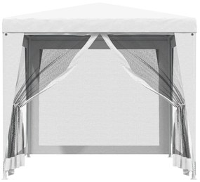 Tenda para festas c/ 4 paredes laterais em rede 2,5x2,5m branco