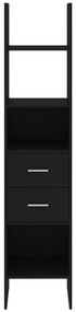 Estante 40x35x180 cm contraplacado preto