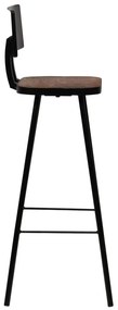 Conjunto de bar 5 pcs madeira recuperada maciça