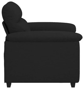 Poltrona 60 cm tecido preto