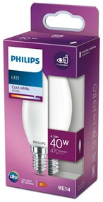 Lâmpada LED Philips E14 470 Lm 4,3 W (3,5 X 9,7 cm) (4000 K)
