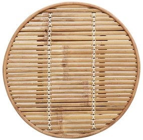 Mesa de bar para exterior redondo Ø55x100 cm bambu