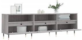Móvel de TV 150x30x44,5 cm derivados de madeira cinzento sonoma