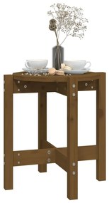 Mesa de centro Ø 42,5x45 cm madeira pinho maciça castanho-mel