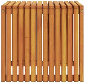 Mesa Lateral de Jardim 43x36x40 cm Madeira Sólida de Teca