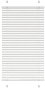 Branco Plissada Cega 75x150 cm Largura Tecido 74,4 cm Poliéster