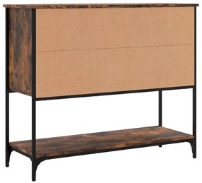 Aparador 100x36x85 cm derivados de madeira carvalho fumado