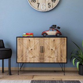 Console Jupiter – Anthracite Oak – 100 cm x 77 cm x 40 cm