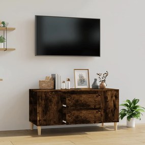 Móvel p/ TV 102x44,5x50 cm derivados de madeira carvalho fumado