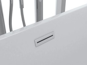 Banheira autónoma em acrílico branco 150 x 75 cm HAVANA Beliani