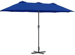 Guarda-sol de Jardim Azul 380 x 196 x 235 cm
