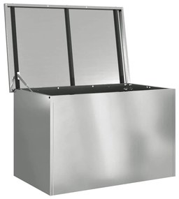 Caixa de Armazenamento Externa Prateado 80 x 50.5 x 50 cm