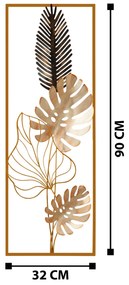 Acessório Decorativo de Parede Nazo – Multicolor – 32 x 5 x 90 cm